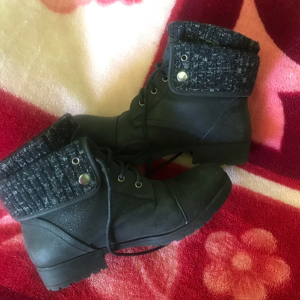 Black boots